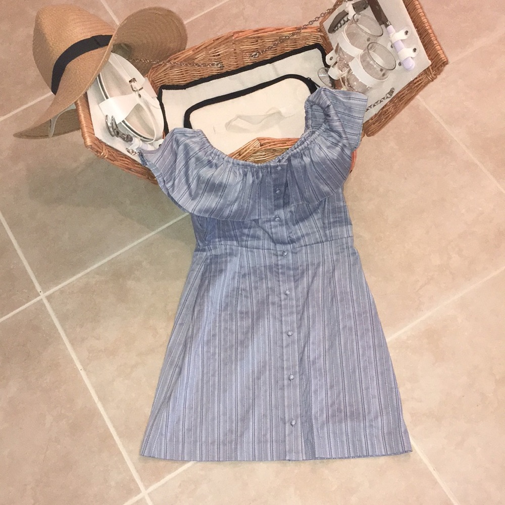 Off the shoulder boutique mini dress